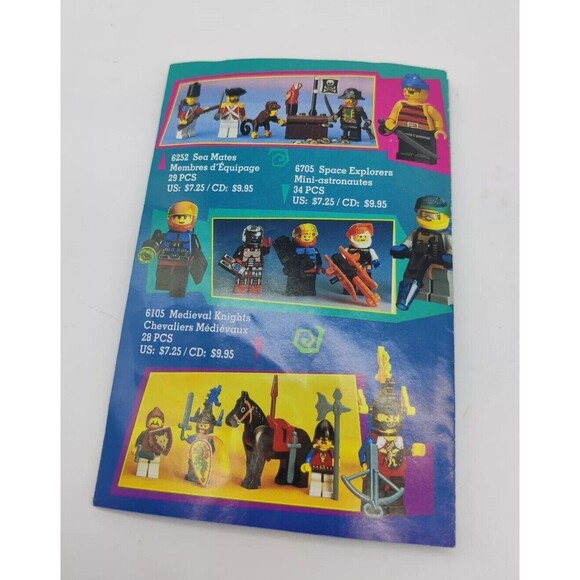 Vintage 1995 Or 1996 LEGO System 822681 Catalog Advertisement 90s Lego Nostalgia - Picture 2 of 6